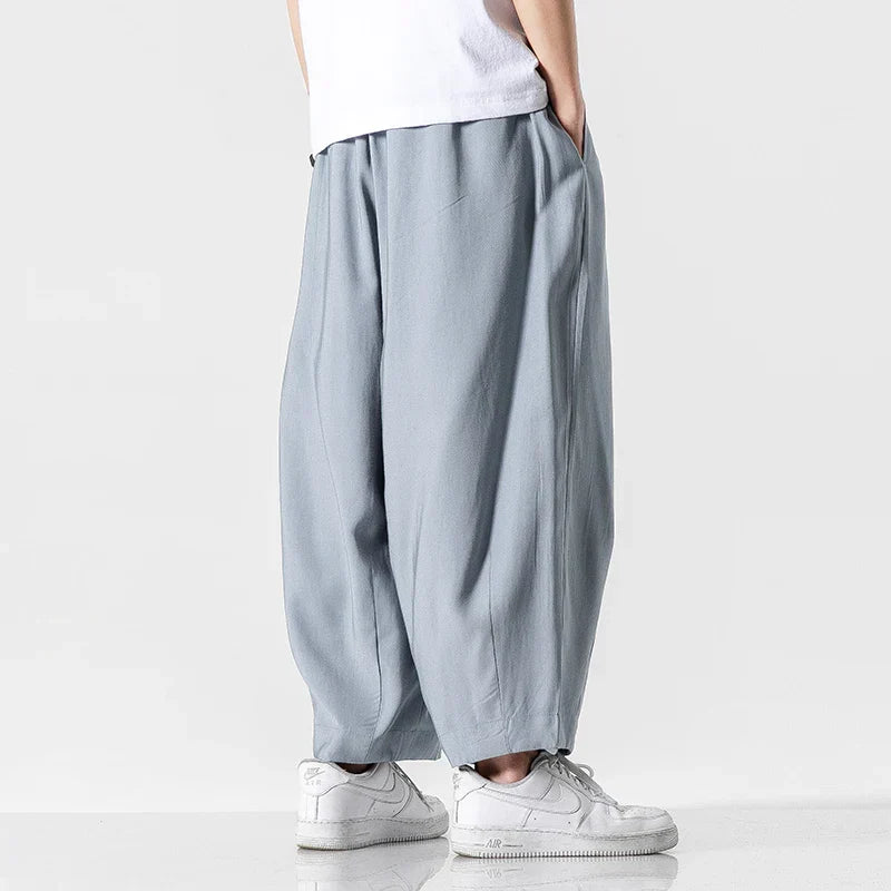 Harem Sweatpants Wide-Leg – Men's Dropped Casual Pants | Jacob